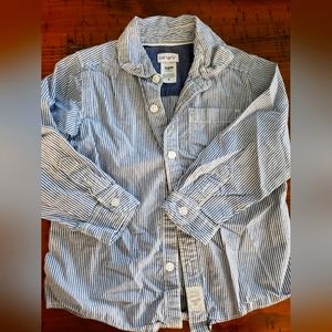 Carter's striped button down 24mo